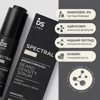 Сироватка для росту бороди DS Laboratories Spectral BRD, 30 мл krk_2395242107 фото