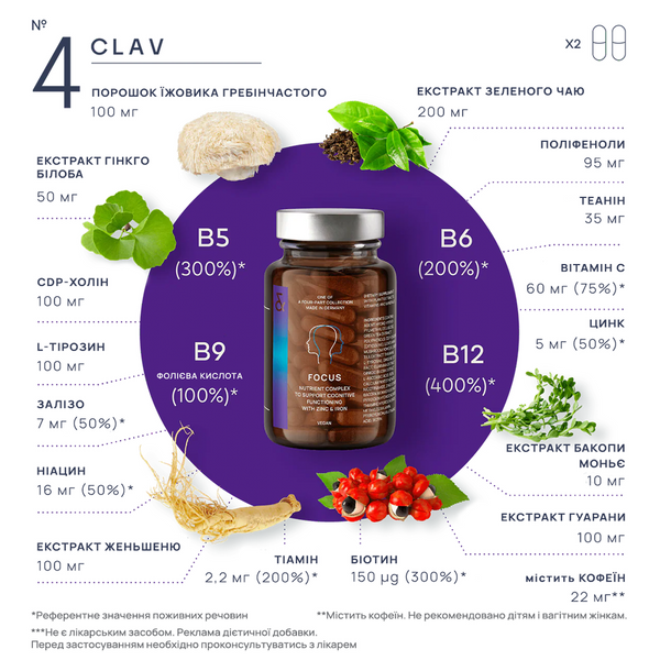 N&deg;4 FOCUSСтимулятор когнітивних функцій totis_4160156162 фото