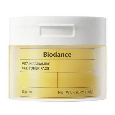 Гелеві тонер-пади з ніацинамідом Biodance Vita Niacinamide Gel Toner Pad, 60 шт krk_0269101822 фото