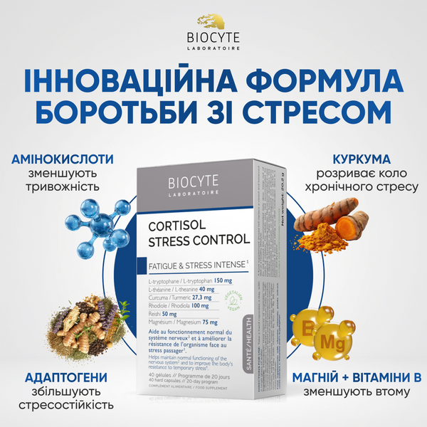 CORTISOL STRESS CONTROLЗупини цикл стресу. Цілісний підхід до стійкості totis_0192797981 фото