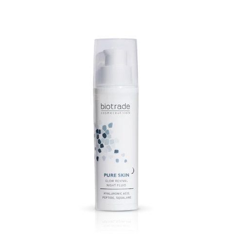 НІЧНИЙ ФЛЮЇД PURE SKIN З ГІАЛУРОНОВОЮ КИСЛОТОЮ ТА ПЕПТИДАМИ / ДЛЯ ЗДОРОВОГО СЯЯННЯ ШКІРИ ТА ОМОЛОДЖЕННЯ 50 мл biotr_276875 фото