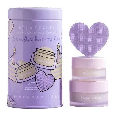Подарунковий набір для догляду за губами &laquo;Святковий торт&raquo; NCLA Beauty Birthday Cake Lip Care Set, 3 в 1 krk_0835262228 фото