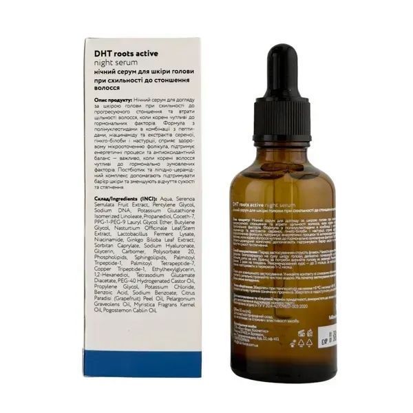 Нічний серум при стоншенні волосся DHT ROOTS ACTIVE NIGHT SERUM fullFor_102055 фото