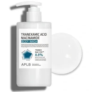 Гель для душу з транексамовою кислотою та ніацинамідом APLB Tranexamic Acid Niacinamide Body Wash, 300 мл krk_1663006600 фото